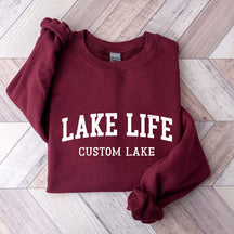 Personalized Lake Life Vacation Sweatshirt