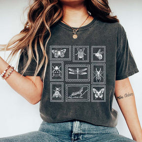 Insect Stamp Vintage Bug Lover T-Shirt