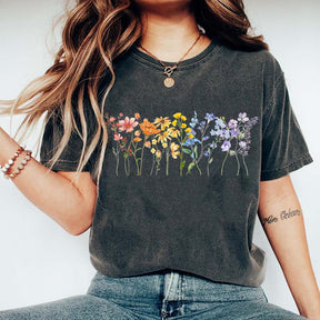 Wildflower LGBT Rainbow Floral T-Shirt