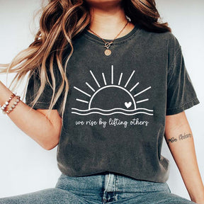 We Rise By Lifting Others Simple T-Shirt