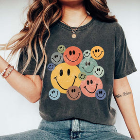 Retro Smiley Faces T-Shirt