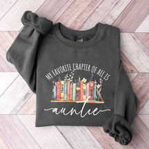 Personalized Auntie Book Sweatshirt