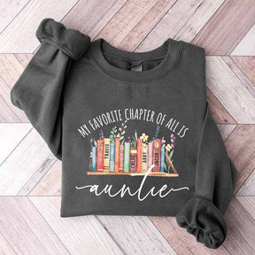 Personalized Auntie Book Sweatshirt