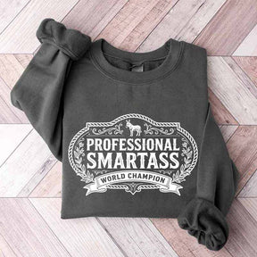 Smartass Funny Western Sweatshirt
