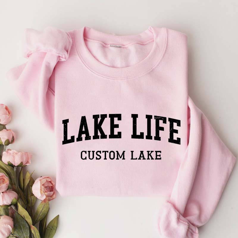 Personalized Lake Life Vacation Sweatshirt