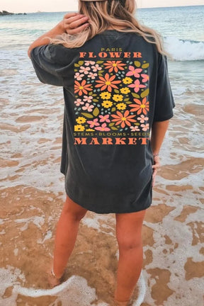 Vintage Pressed Flowers Boho Wildflowers T Shirt