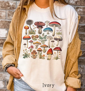 Vintage Mushrooms Comfort Colors Shirt