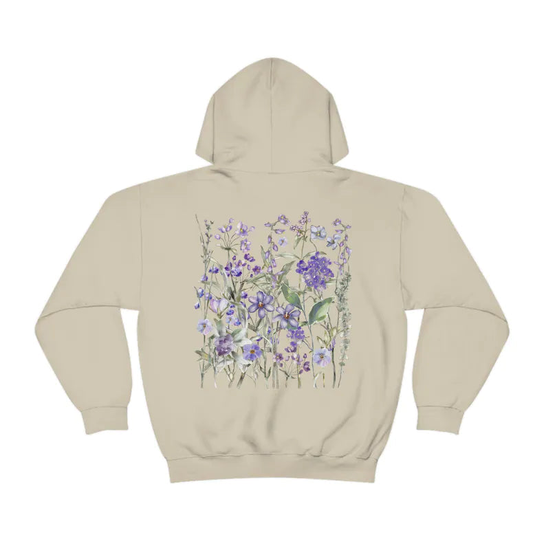 Vintage Pressed Flowers Hoodie