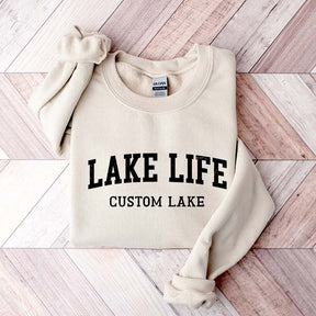 Personalized Lake Life Vacation Sweatshirt