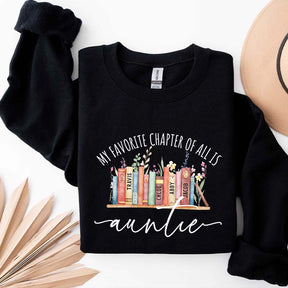 Personalized Auntie Book Sweatshirt