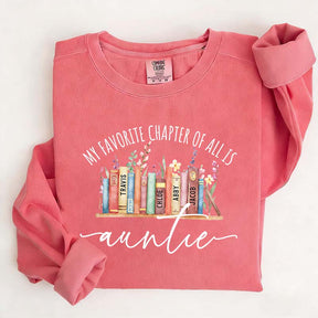 Personalized Auntie Book Sweatshirt