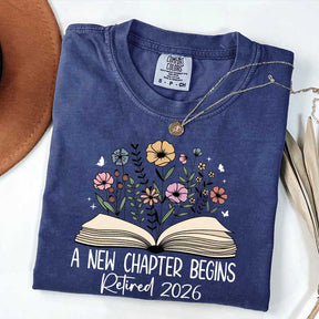A New Chapters Begin Flowers T-Shirt