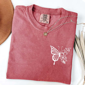 Floral Butterfly T-Shirt