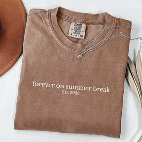 Custom Forever On Summer Break Retirement T-Shirt