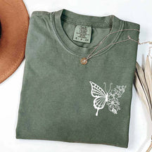 Floral Butterfly T-Shirt