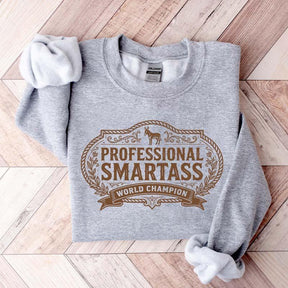 Smartass Funny Western Sweatshirt