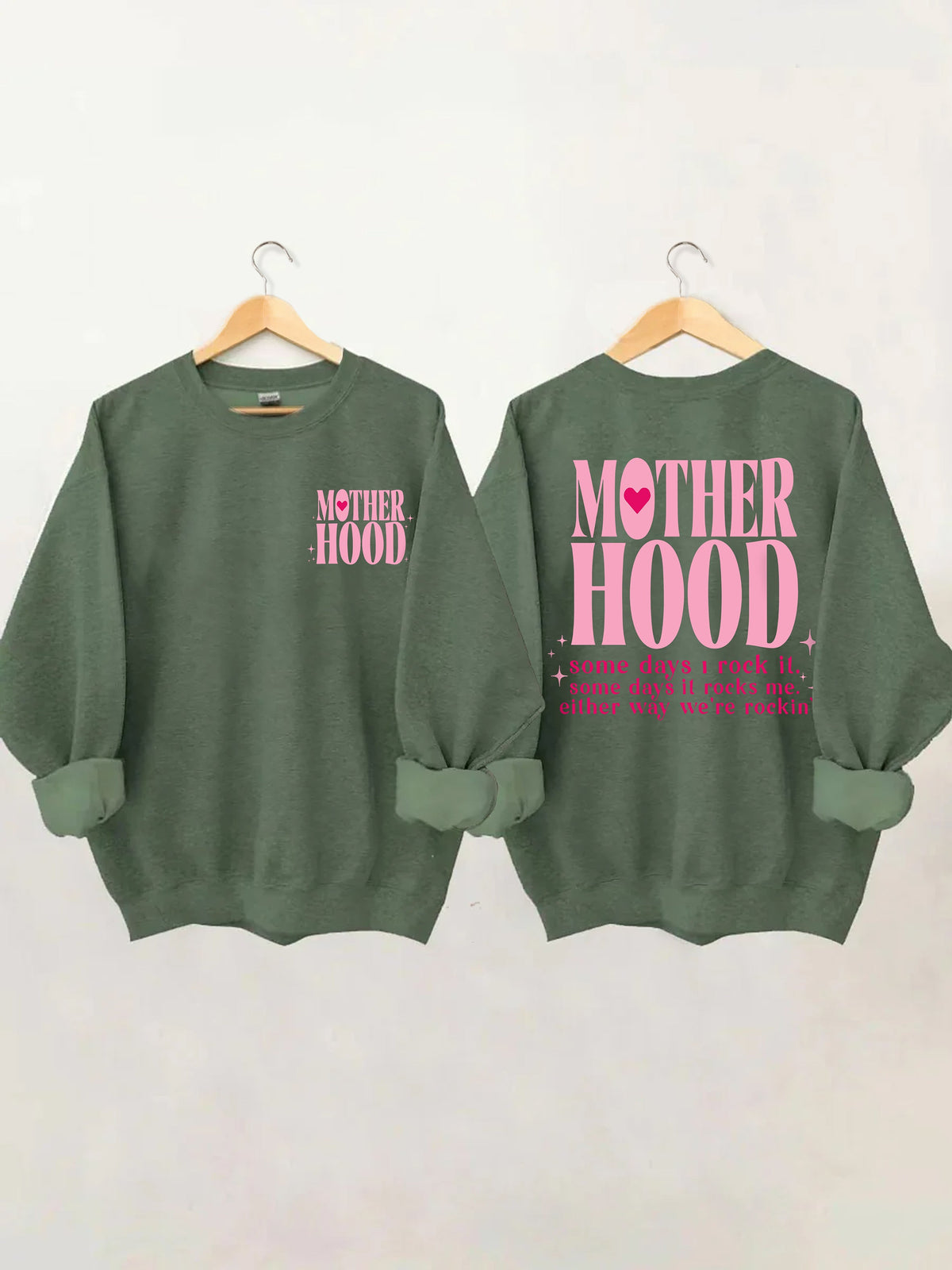 Motherhood Some Day I Rock It  Sweatshirt