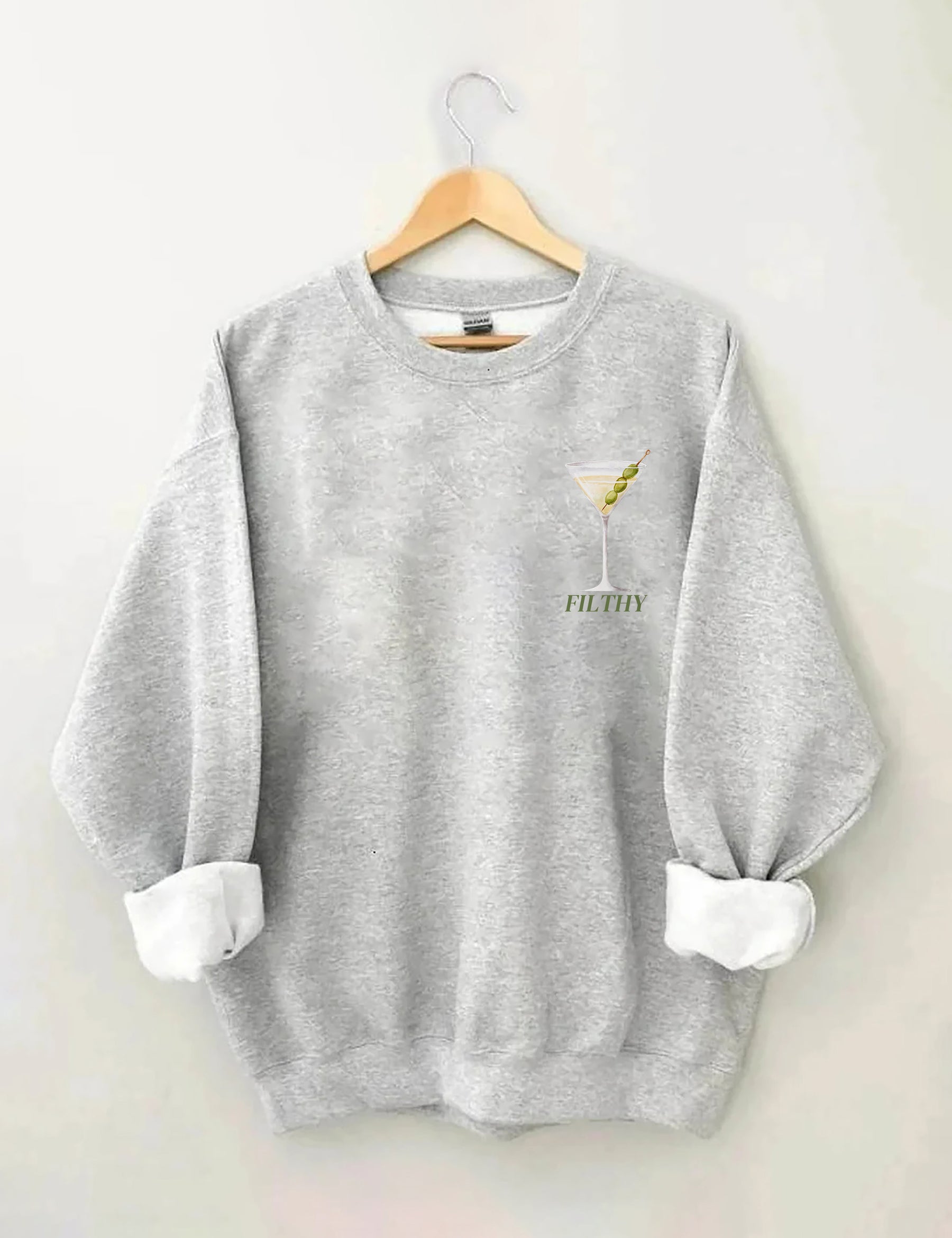 Filthy Martini Aesthetic Sweatshirt