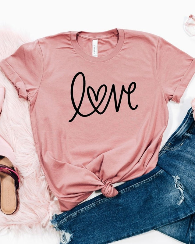 Chemise d'amour, T-shirt d'amour, cadeau pour amoureux 