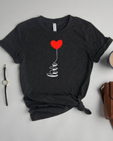 Camiseta Love, camiseta Valentins