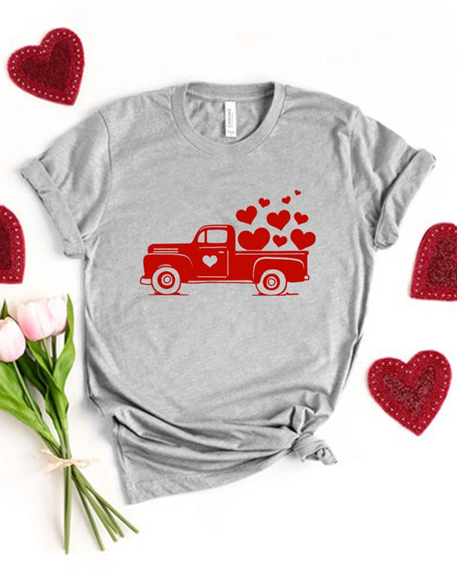 Valentine Truck Shirt, Valentines Day Shirt