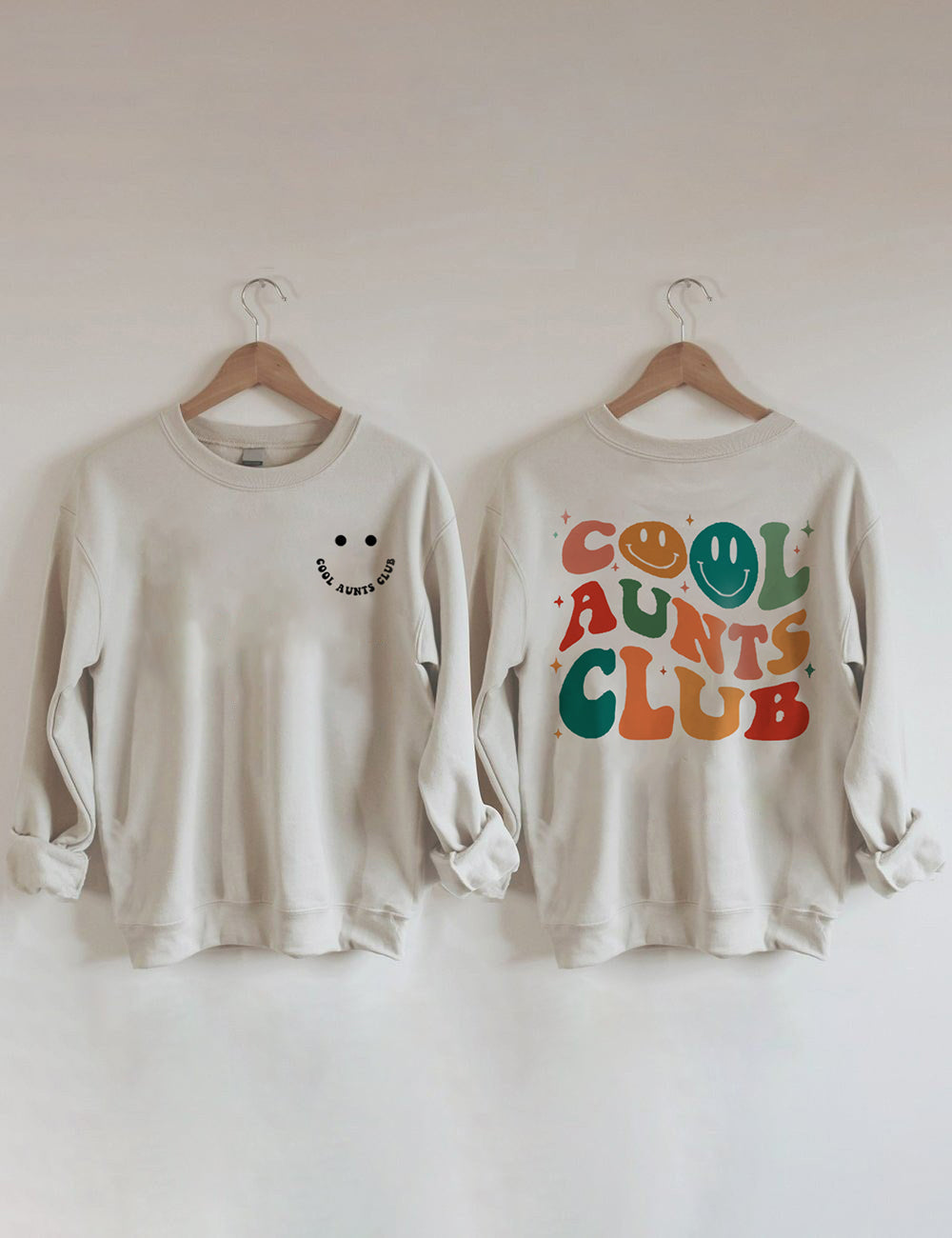 Sudadera Cool Aunts Club Kaki