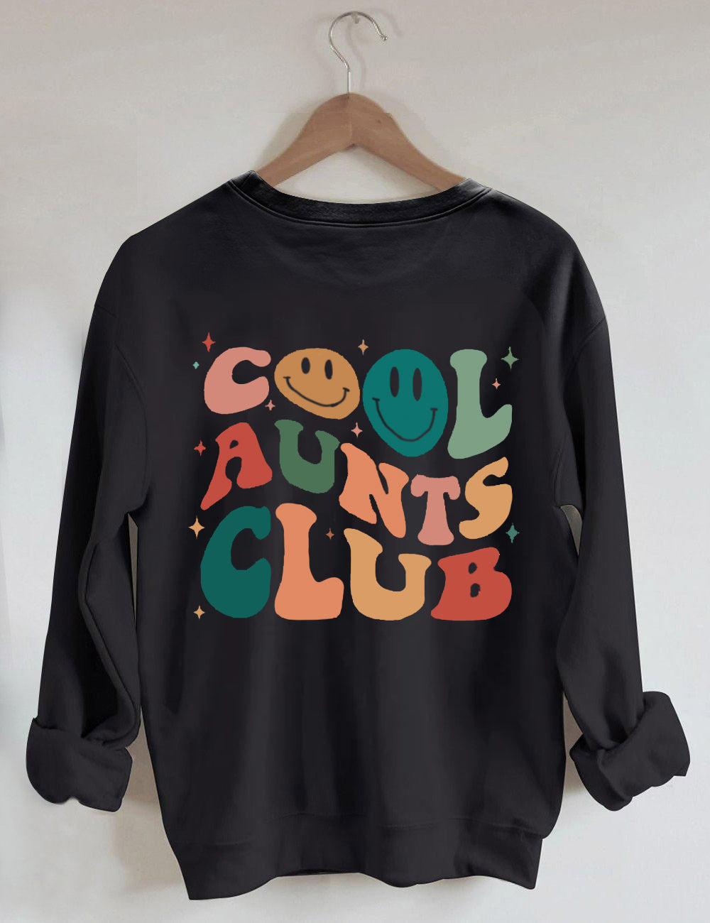 Cool Aunts Club Sweatshirt Black