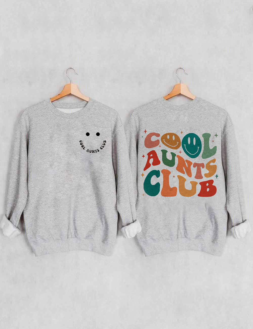 Cool Aunts Club Sweatshirt Grey