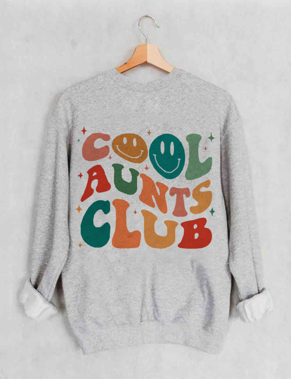 Cool Aunts Club Sweatshirt Grey