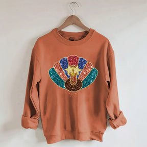 Thanksgiving Turkey Vintage Fall Sweatshirt