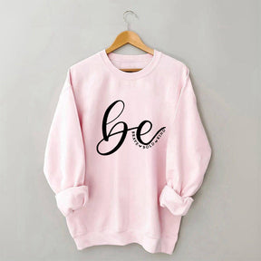 Kindness Letter Print Sweatshirt