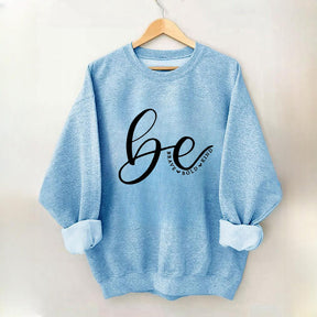 Kindness Letter Print Sweatshirt