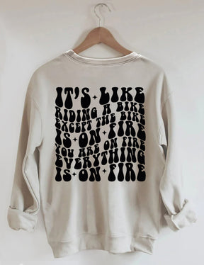 Sarcastic Mom Life Sweatshirt