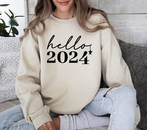 Hello 2024 Funny Sweatshirt