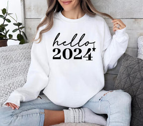 Hello 2024 Funny Sweatshirt