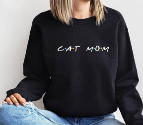 Cat Mom Cat Lover Sweatshirt