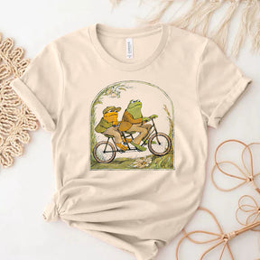 Frog And Toad Riding Bike T-shirt