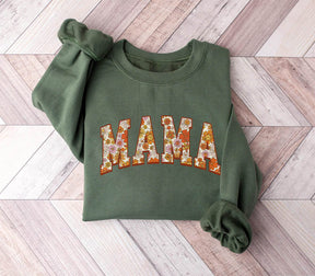 Cute Floral Mama Sweatshirt