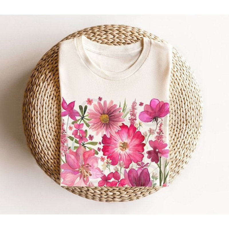 Boho Wildflowers Botanical T-shirt