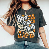 Boho Wildflowers Floral NatureT-shirt