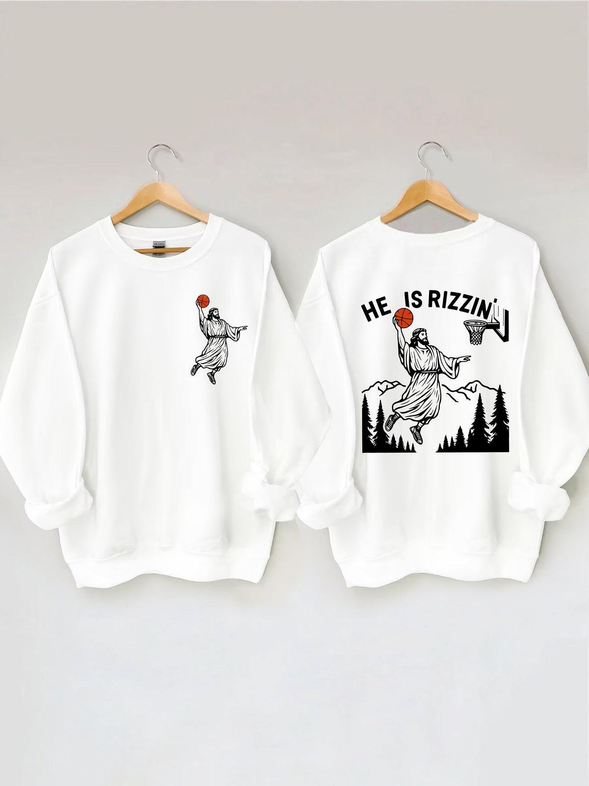 He Is Rizzin' Jesus Sweatshirt