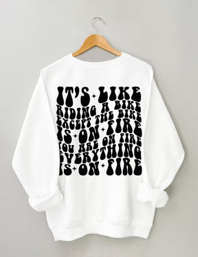 Sarcastic Mom Life Sweatshirt