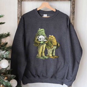 Casual Frog And Toad Print Sudadera