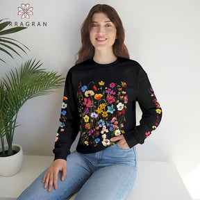 Wildflowers Nature Pullover Flower Lover Sweatshirt