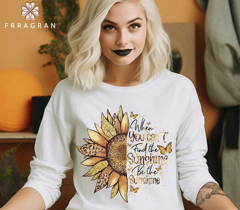 Butterfly Fall Sunflowers Sweatshirt