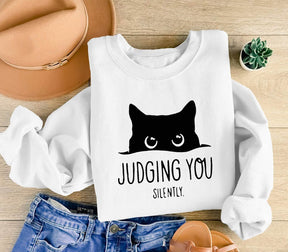 Cat Peeking You Sweatshirt