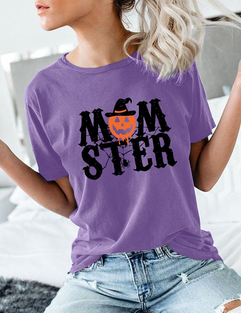 Momster Pumpkin Halloween T-Shirt