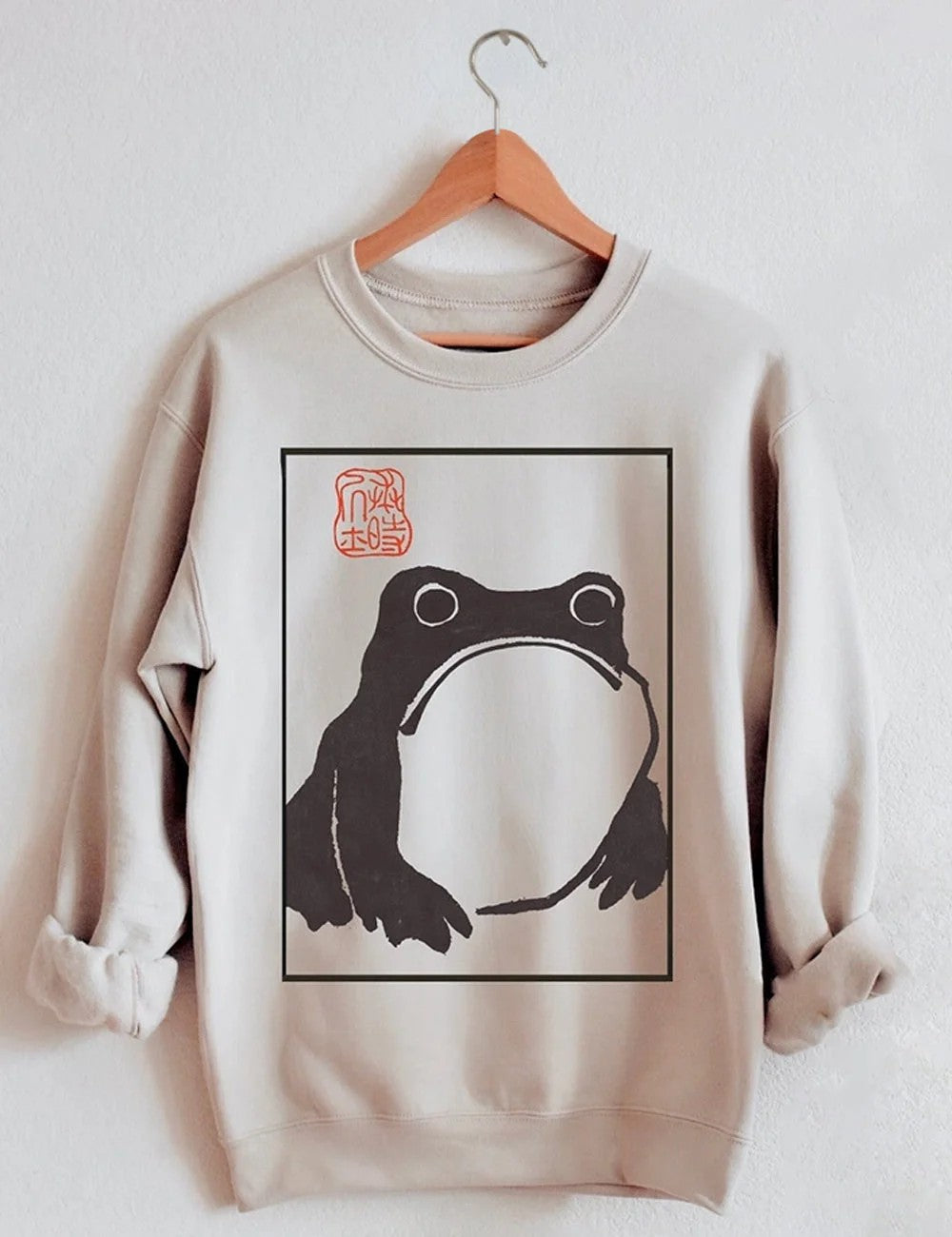 Sweatshirt Frog Neamhbhrúite