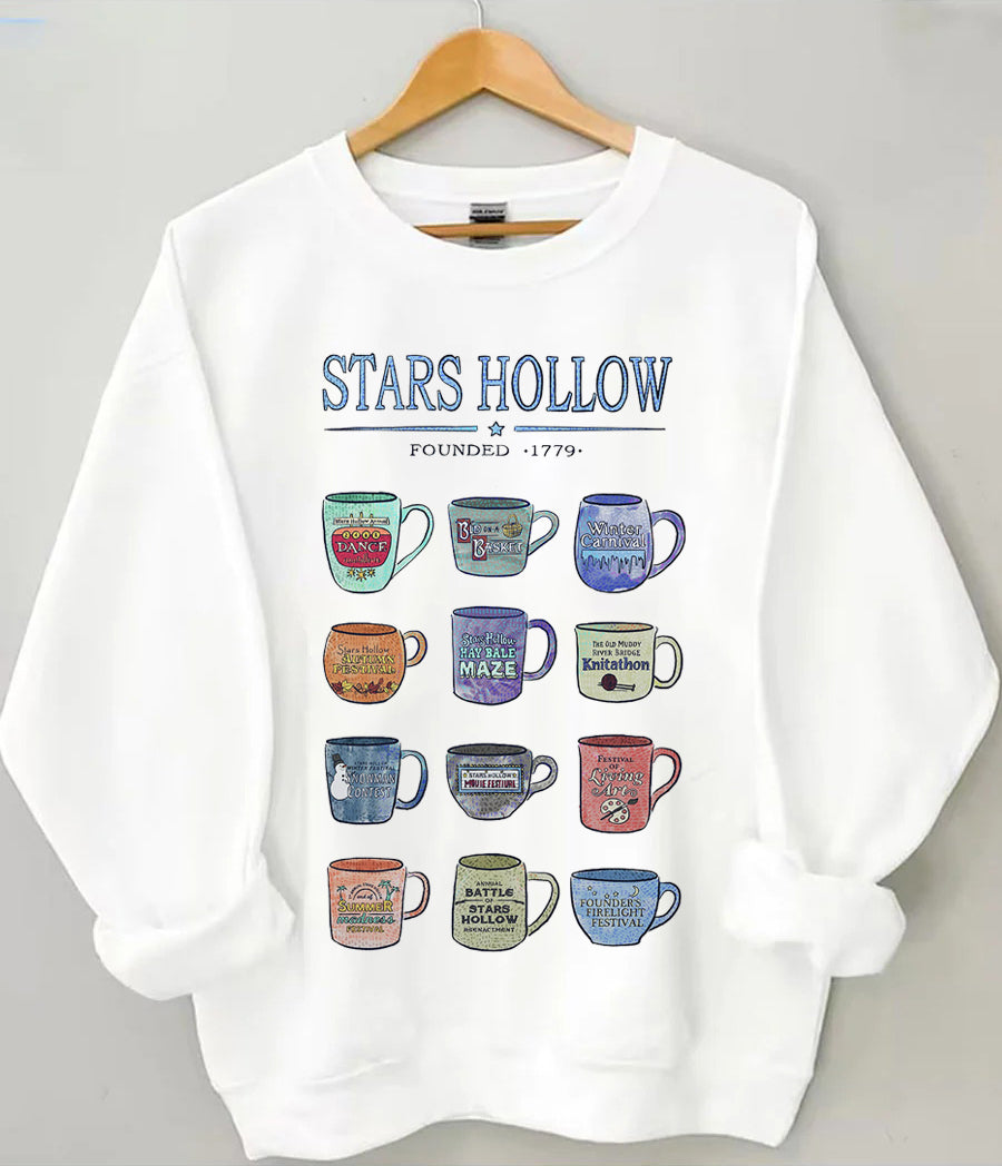 Mugs of Stars Hollow Annual Events Sweatshirt