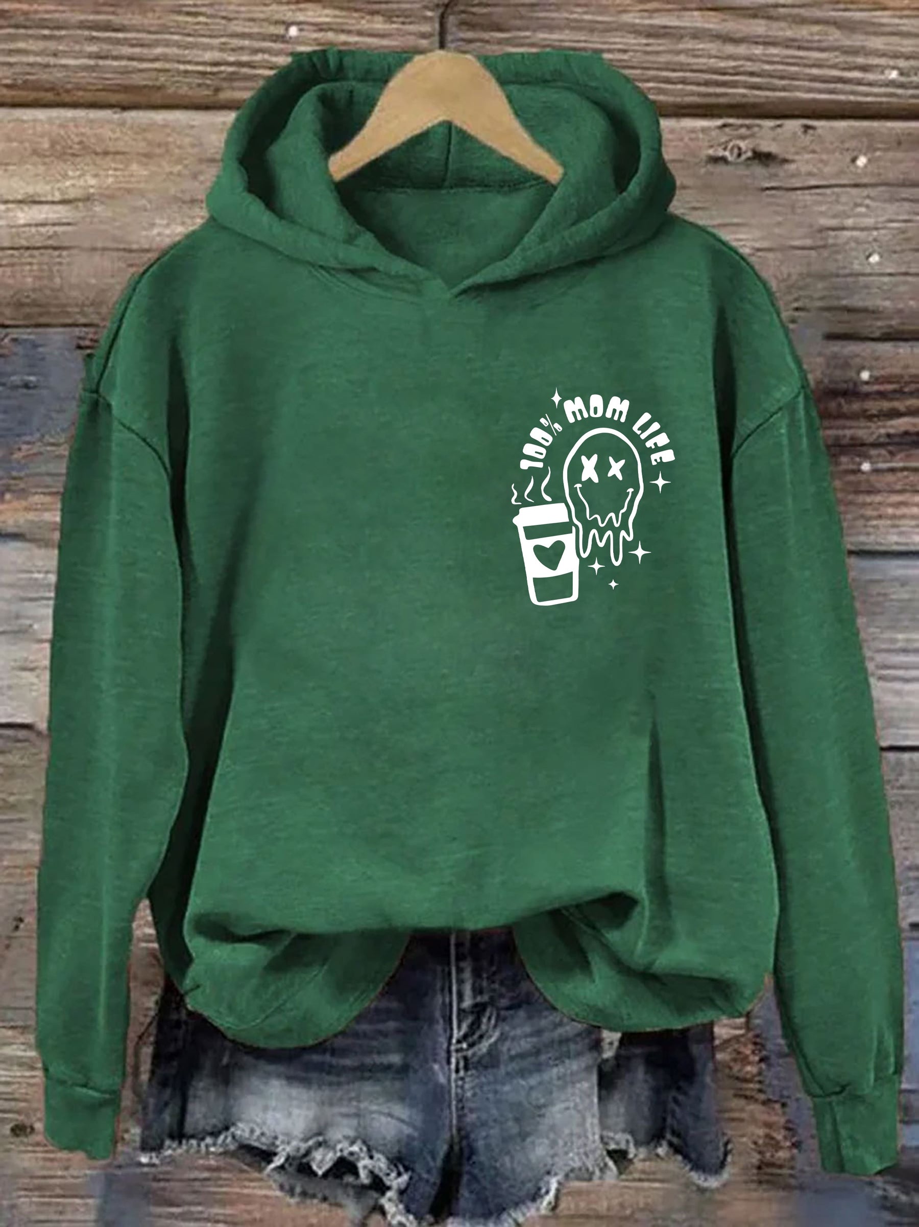 Caffeine And Chaos Mom Life Hoodie